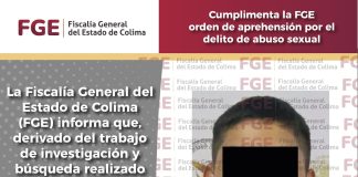 Cumplimenta la FGE orden de aprehensión por el delito de abuso sexual