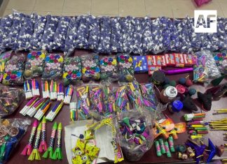 En operativo de Seguridad y PC Tlaquepaque, decomisan 300 kilos de pólvora en Navidad