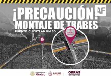 Este miércoles se realiza montaje de trabes en la autopista Colima-Manzanillo, informa Seidum