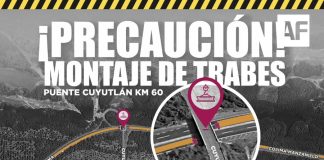 Este miércoles se realiza montaje de trabes en la autopista Colima-Manzanillo, informa Seidum