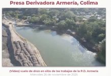 Gobernadora de Colima informa construcción de la Presa Derivadora de Armería; se invertirán más de 270 MdP