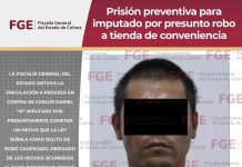 Prisión preventiva para imputado por presunto robo a tienda de conveniencia