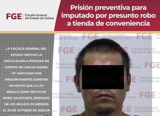 Prisión preventiva para imputado por presunto robo a tienda de conveniencia