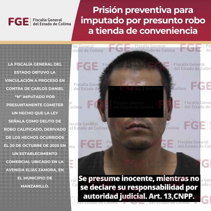 prision preventiva robo tienda fge