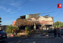 Incendio consume palapa de restaurante de mariscos en avenida Tecnológico; responsable estaría identificado