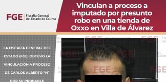 Vinculan a proceso a imputado por presunto robo en una tienda de Oxxo en Villa de Álvarez