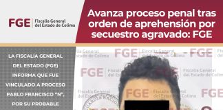 Avanza proceso penal tras orden de aprehensión por secuestro agravado: FGE