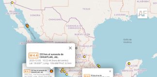 Sismo de 4.1 sacude el Pacífico; Colima registra tres movimientos durante la madrugada con magnitudes de 3.1 a 3.2