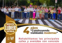 Más de 6 mil 500 metros lineales de avenidas y calles han sido rehabilitadas en la Villa: Tey