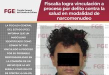 Fiscalía logra vinculación a proceso por delito contra la salud en modalidad de narcomenudeo