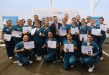 Gobernador de Jalisco celebró el día de las enfermeras en Zapopan