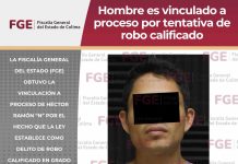 Hombre es vinculado a proceso por tentativa de robo calificado