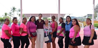 Rosi Bayardo rescata las canchas deportivas Padre Hidalgo en La Pedregoza, Centro