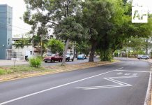 Rosi Bayardo supervisa avance de rehabilitación de la avenida Manzanillo