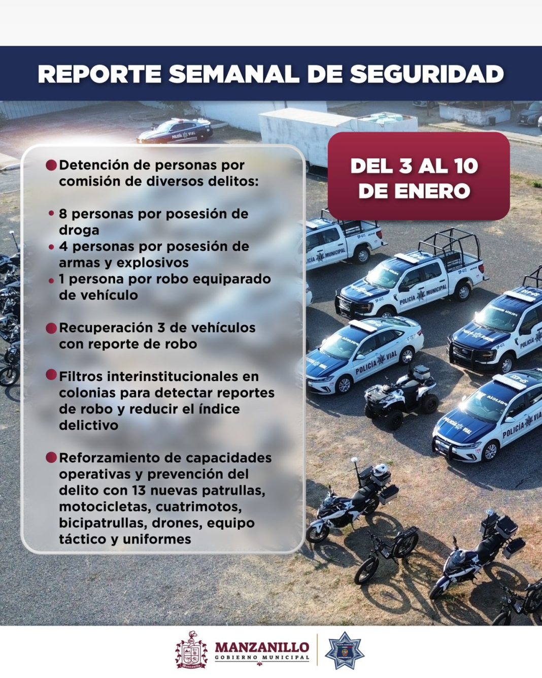 operativos policía de Manzanillo