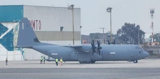 Gabinete de Seguridad aclara presencia de avión Hércules C-130 en el Aeropuerto de Toluca