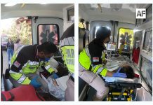 CRUM y Protección Civil Villa de Álvarez atienden emergencia respiratoria de adulta mayor