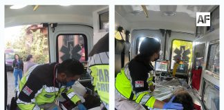 CRUM y Protección Civil Villa de Álvarez atienden emergencia respiratoria de adulta mayor