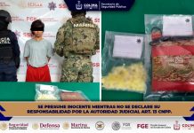 Detienen a persona con presunta droga “ice” en Tecomán