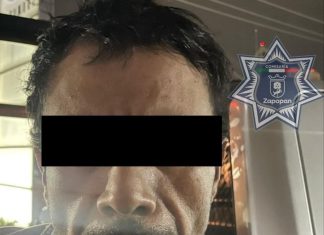 Detienen a hombre por presuntos daños a agencia automotriz en Zapopan