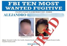 FBI confirma captura en México de uno de los 10 fugitivos más buscados; destaca cooperación binacional