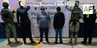 En Michoacán, autoridades federales y estatales aseguran 36 armas de fuego y detienen a tres personas
