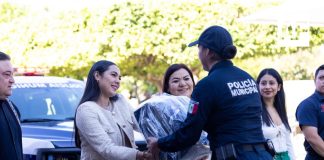 Indira Vizcaíno entrega patrullas, uniformes y equipamiento a Seguridad Pública y Vialidad de Cuauhtémoc