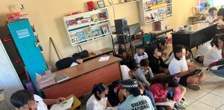 Promueve Guardia Nacional valores cívicos en primaria de Armería