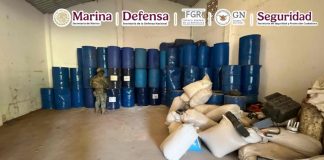 Autoridades federales desmantelan inmuebles usados para la elaboración de drogas sintéticas en Guerrero