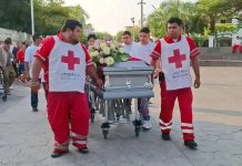 Rinden homenaje luctuoso en Tecomán al Teniente Juan Iván Zaragoza, fallecido en accidente aéreo