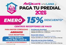 Plazo para pagar predial en VdeA con 15% de descuento vence el sábado 31 de enero