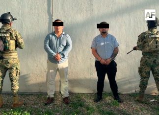 Marina libera a hombre privado de la libertad y detiene a dos presuntos responsables en Puerto Vallarta