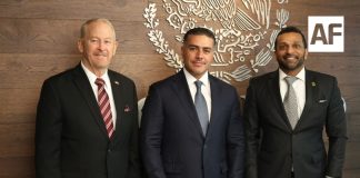 SSPC y FGR sostienen reunión de alto nivel con el director del FBI para fortalecer coordinación bilateral