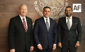 SSPC y FGR sostienen reunión de alto nivel con el director del FBI para fortalecer coordinación bilateral