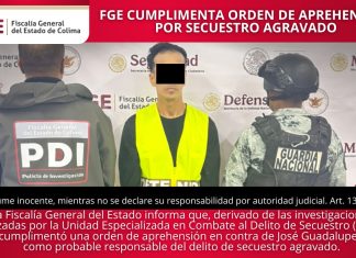 FGE cumplimenta orden de aprehensión por secuestro agravado