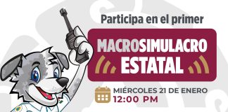 Gobierno de Colima invita a participar en Primer Macrosimulacro Estatal de Protección Civil 2026