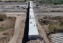 La SICT acelera la conectividad en Colima: el Puente “El Chical” alcanza el 86% de avance físico