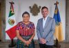 Gobernador de Jalisco y Premio Nobel de la Paz, Rigoberta Menchú, trabajarán en los pueblos originarios