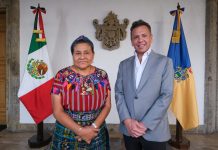 Gobernador de Jalisco y ganadora del Premio Nobel de la Paz, trabajarán en los pueblos originarios