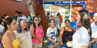 Rosi Bayardo inicia instalación de sistemas de captación de agua de lluvia en escuelas