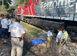 Accidente ferroviario deja una persona sin vida en la colonia Nuevo Milenio