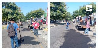Coloca VdeA 60 toneladas de asfalto por semana con Operación Bacheo