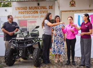 Dona BODESA cuatrimoto a PC de Villa de Álvarez para rescates