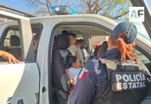 SSP Colima y dependencias de seguridad realizan demostración de funciones en jardín de niños