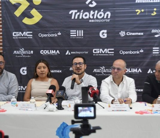 Subsectur Colima presenta Triatlón Asdeporte Manzanillo 2026; será el 21 de febrero