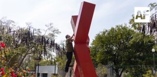 Cultura Colima realiza mantenimiento en el Museo Nacional de la Escultura, en Comala