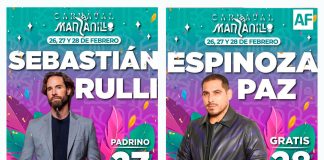 Anuncia Rosi Bayardo a Espinoza Paz y Sebastián Rulli para el Carnaval Manzanillo