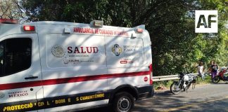 Atienden accidente de motocicleta en la carretera Cuauhtémoc–El Cóbano