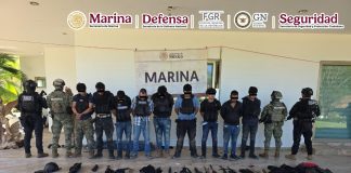 Operativo interinstitucional en Culiacán culmina con nueve detenidos y decomiso de arsenal tras enfrentamiento