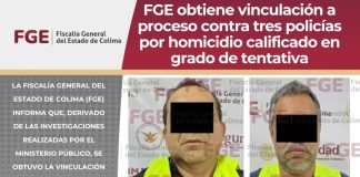 FGE obtiene vinculación a proceso contra tres policías por homicidio calificado en grado de tentativa